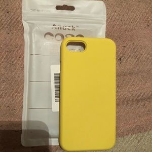 5 for $25📦 yellow 7/8 iPhone case !!NWT